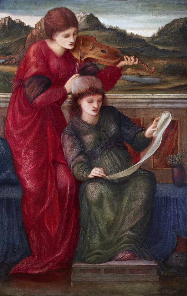 Musique - Edward Burne-Jones image 1 reproduction de peinture à l’huile