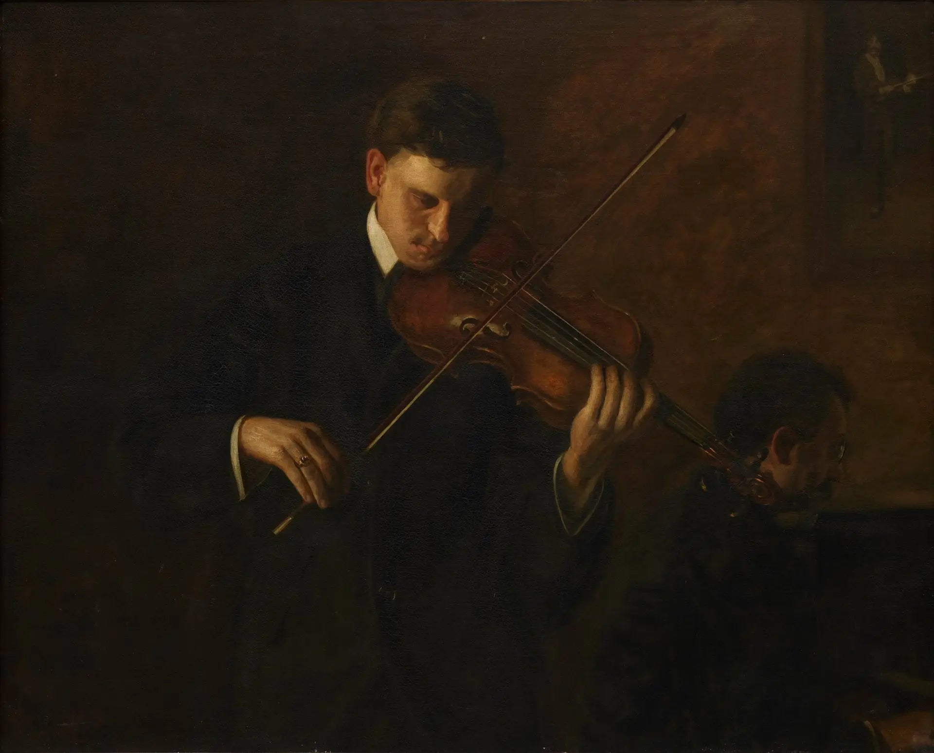 Musique - Thomas Eakins image 1 copie peinte à la main à l’huile