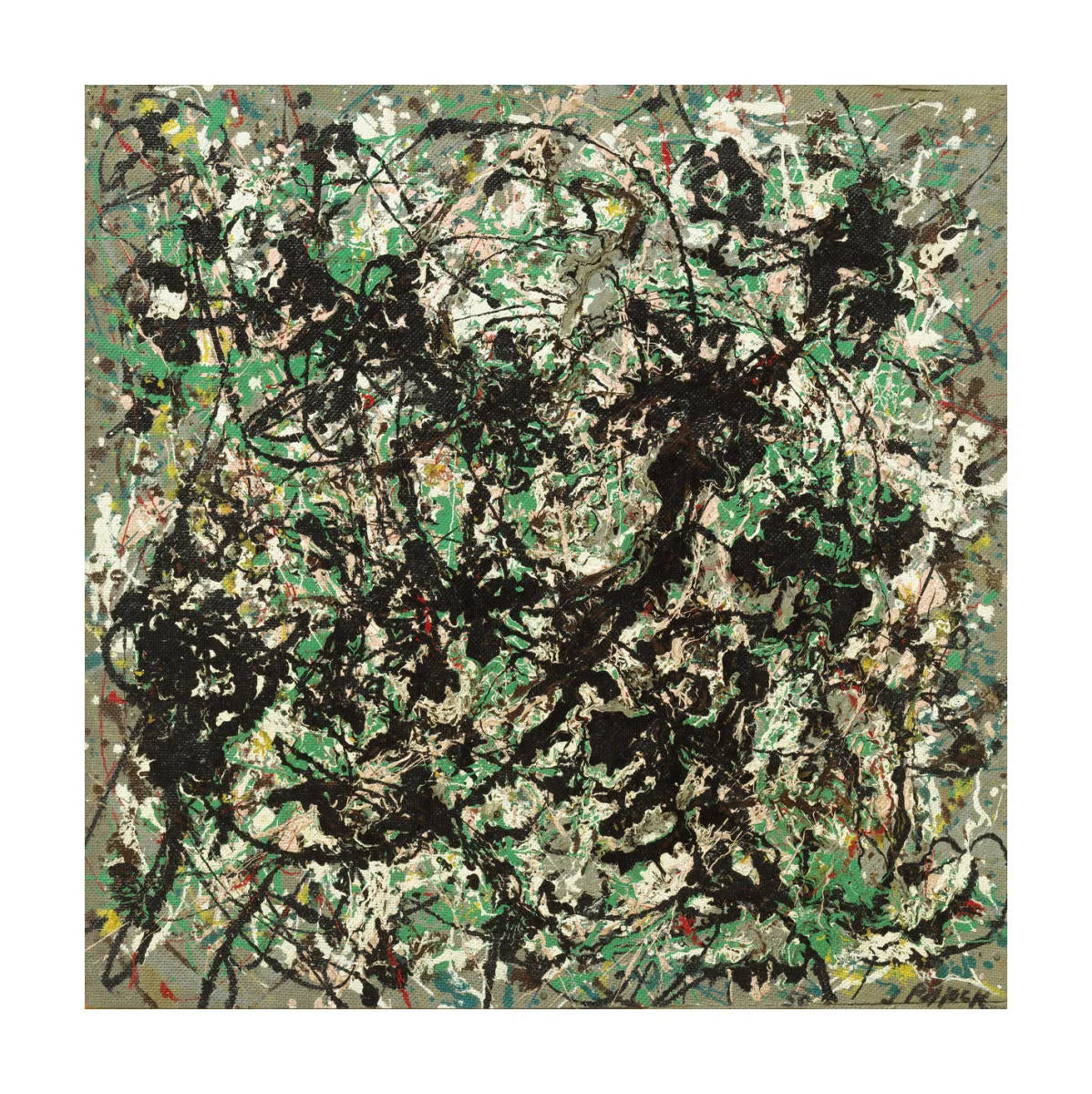 N° 15 - Jackson Pollock image 1 copie peinte à la main à l’huile