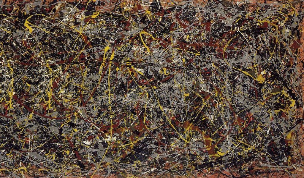 N° 5, 1948 - Jackson Pollock image 1 copie peinte à la main à l’huile