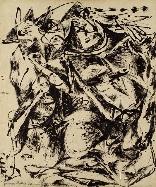 N° 6, 1952 - Jackson Pollock image 1 reproduction artisanale de tableau