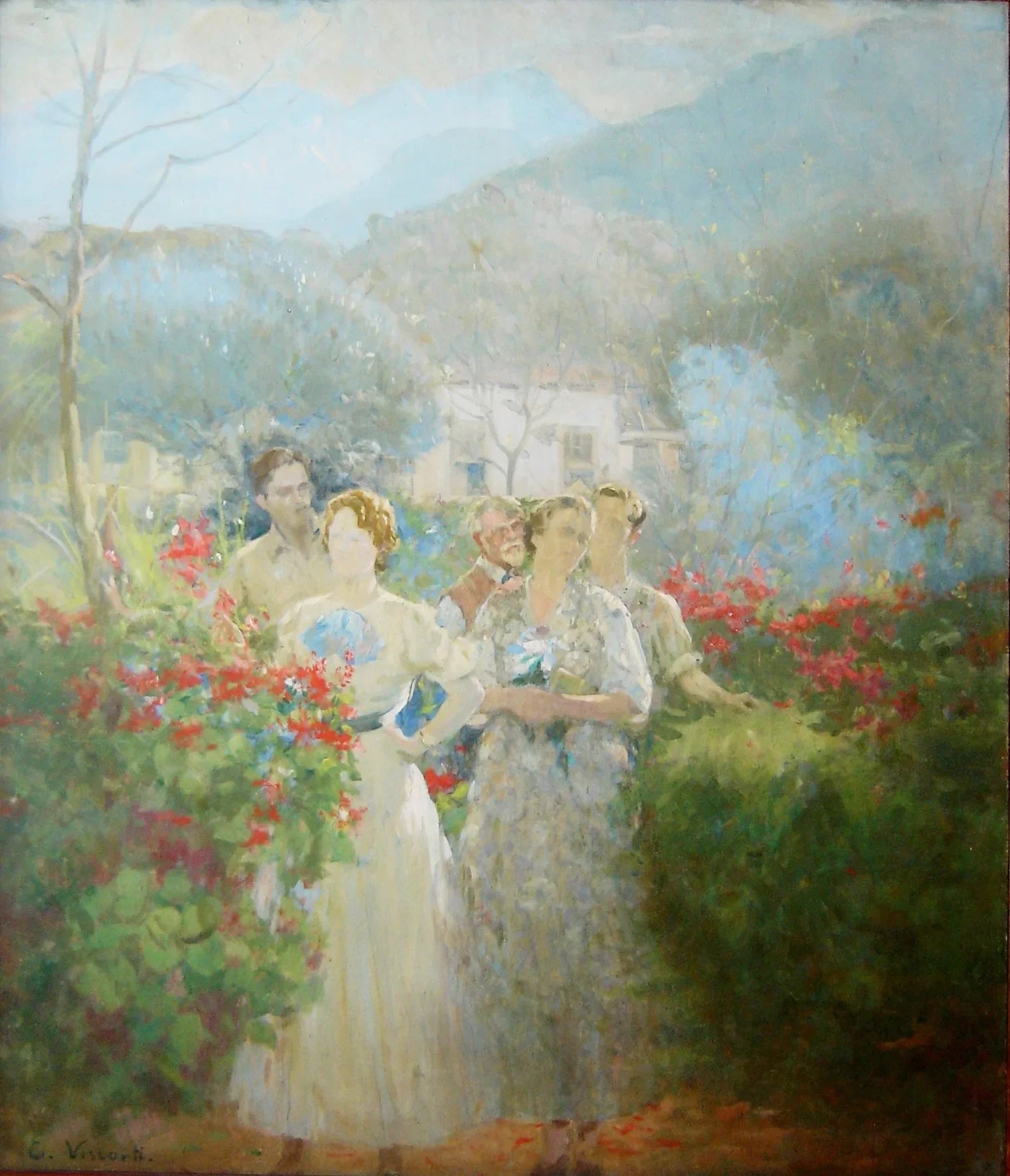 Na alameda - Eliseu Visconti image 1 reproduction réalisée par Alpha Reproduction