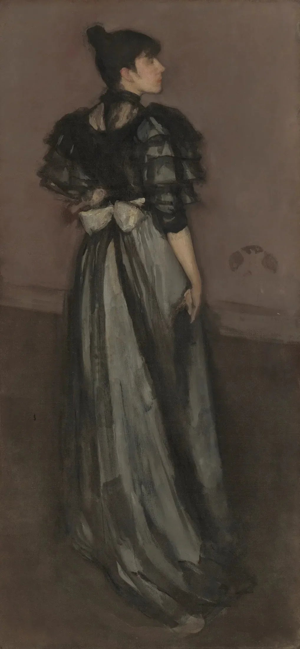Nacre et argent : l'Andalouse - James Abbott McNeill Whistler image 1 reproduction d’œuvre d’art à l’huile