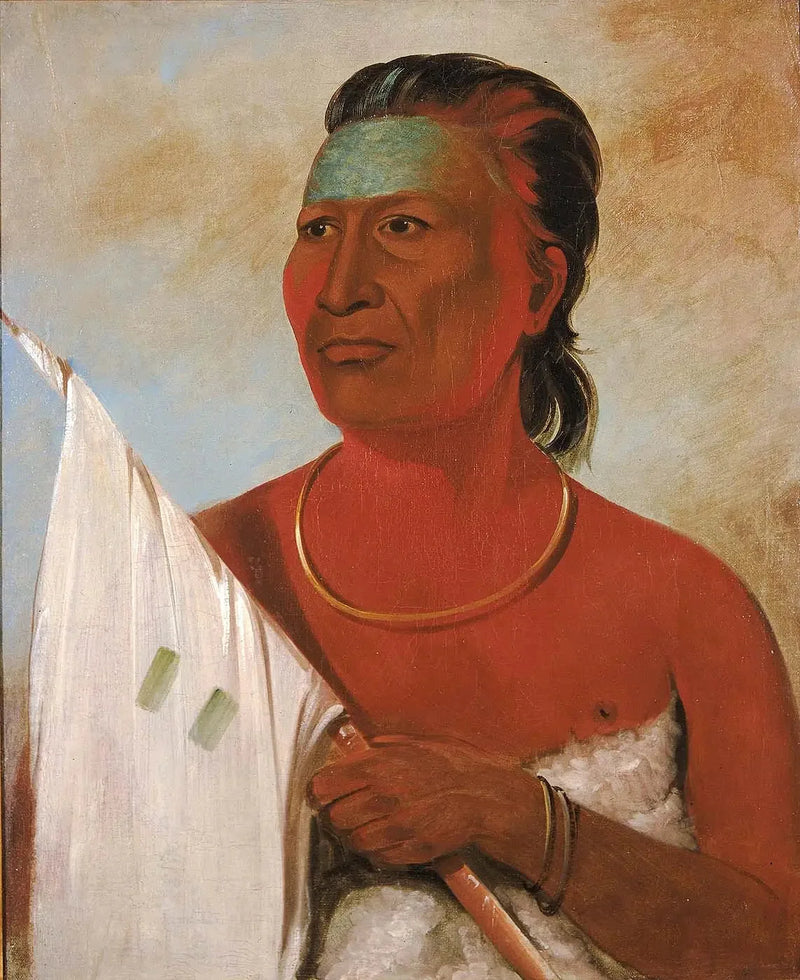 Náh-pope, Soup, conseiller de Black Hawk - George Catlin