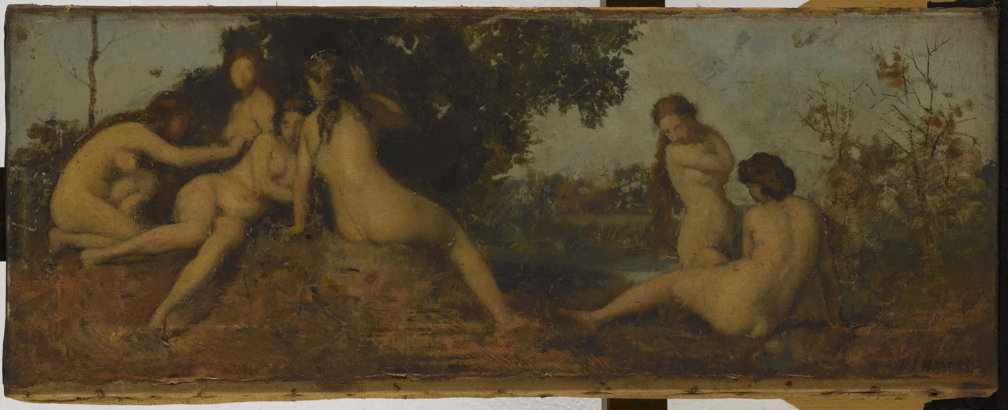 Naïades - Jean-Jacques Henner image 1 copie peinte à la main à l’huile