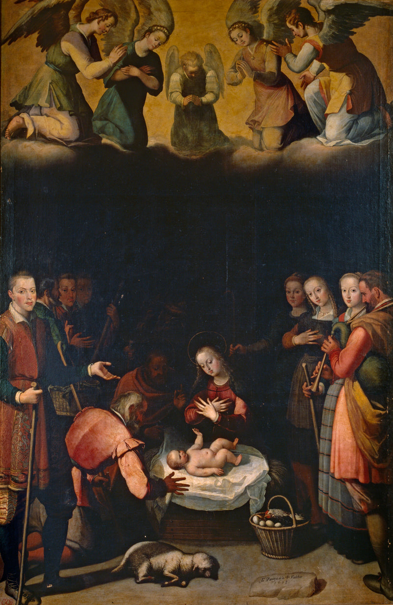 La naissance du Christ - Juan Pantoja de la Cruz
