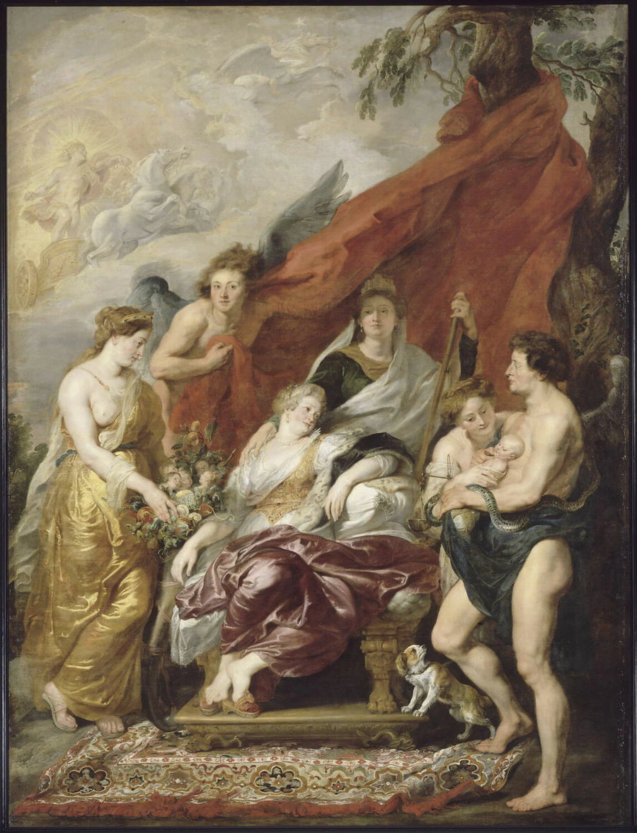 La Naissance du Dauphin, futur Louis XIII, à Fontainebleau, le 27 septembre 1601 - Peter Paul Rubens