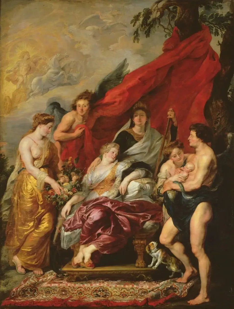 Naissance de Louis XIII - Peter Paul Rubens image 1 reproduction réalisée par Alpha Reproduction