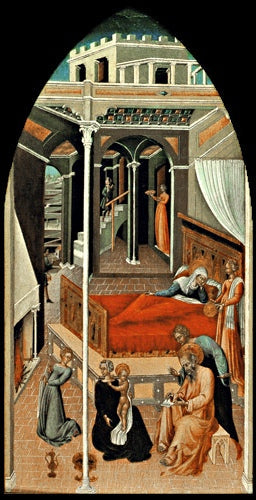 Naissance de saint Jean-Baptiste - Giovanni di Paolo