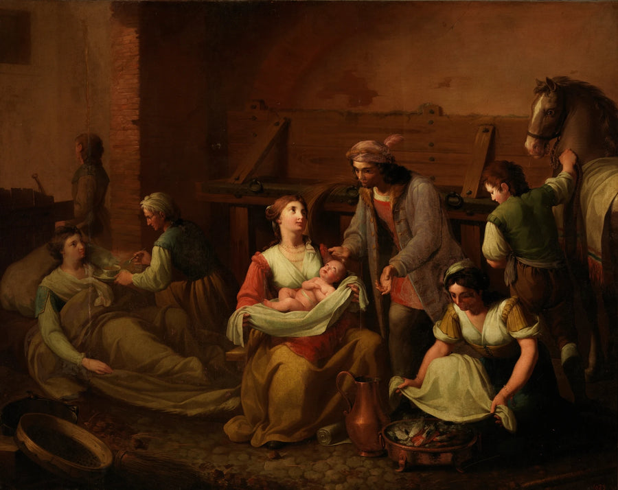 La naissance de saint François - Zacarías González Velázquez