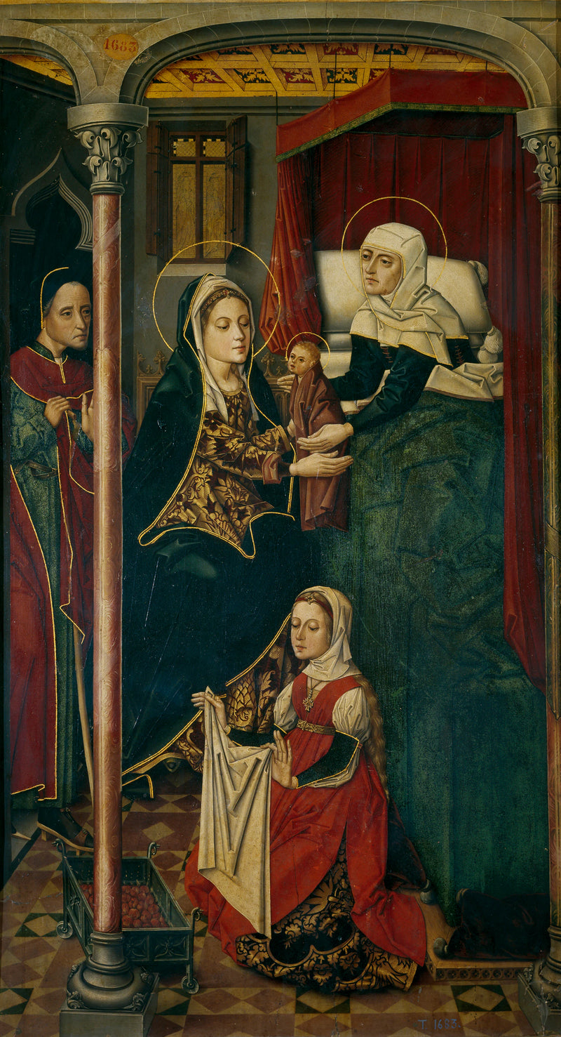 La naissance de saint Jean-Baptiste - Master of Miraflores