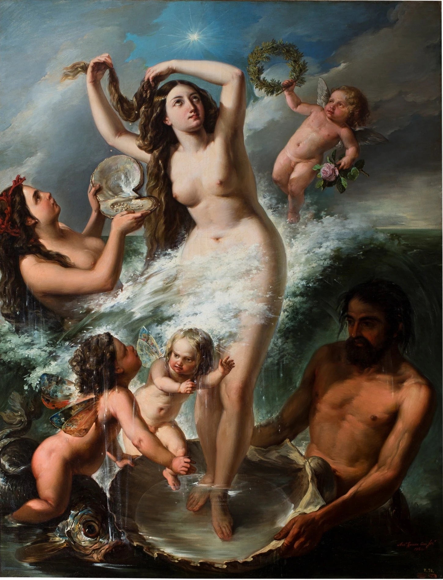 La naissance de Vénus - Antonio Gómez y Cros