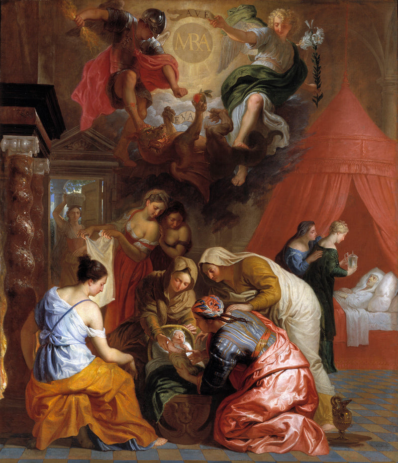 La Naissance de la Vierge - Érasme Quellin le Jeune