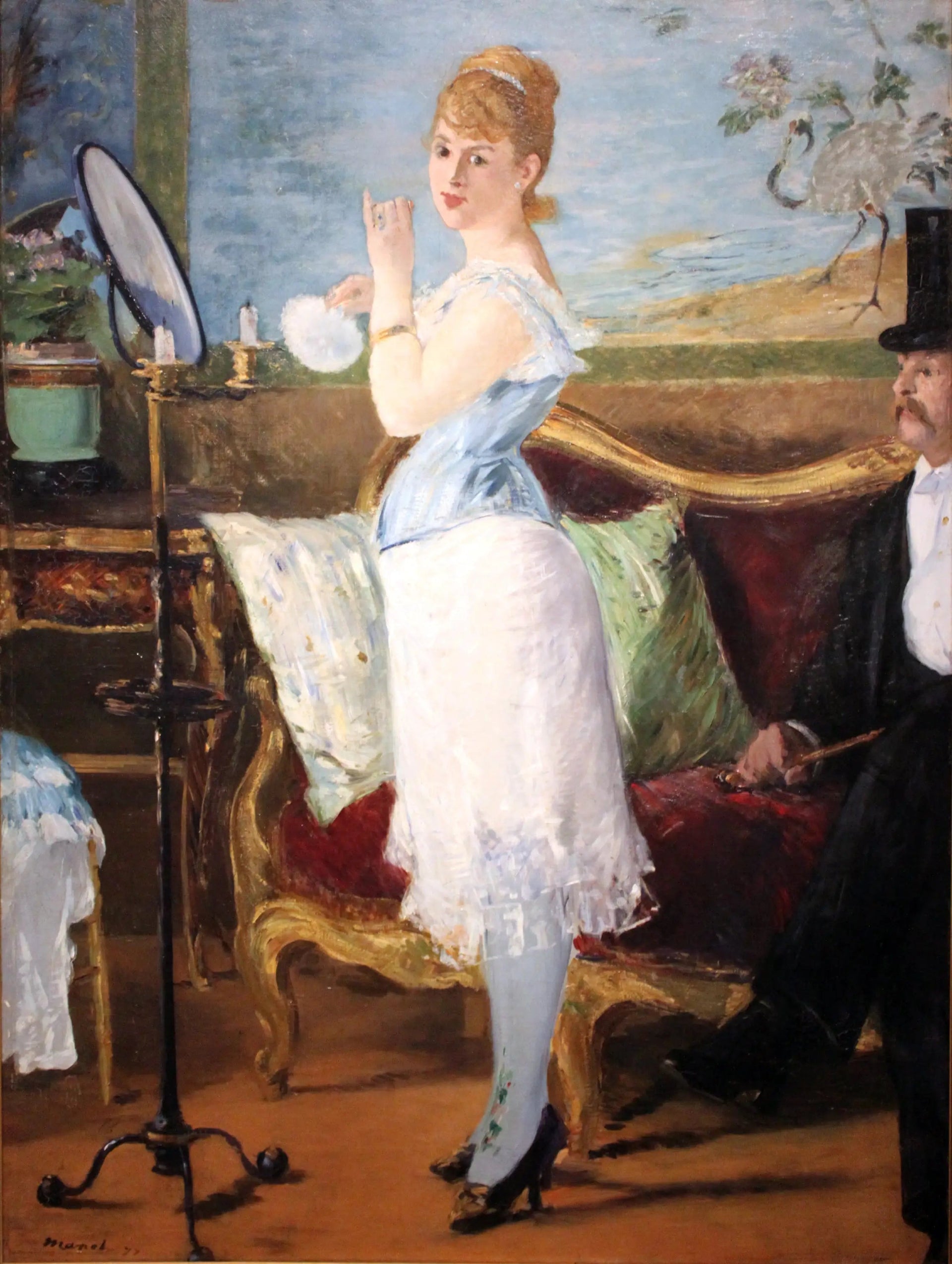 Nana - Édouard Manet image 1 copie de tableau peinte à la main