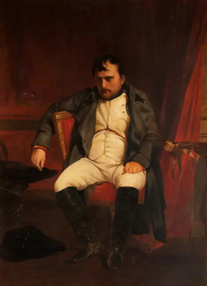 Napoléon à Fontainebleau, le 31 mars 1814 - Paul Delaroche image 1 copie peinte à la main à l’huile
