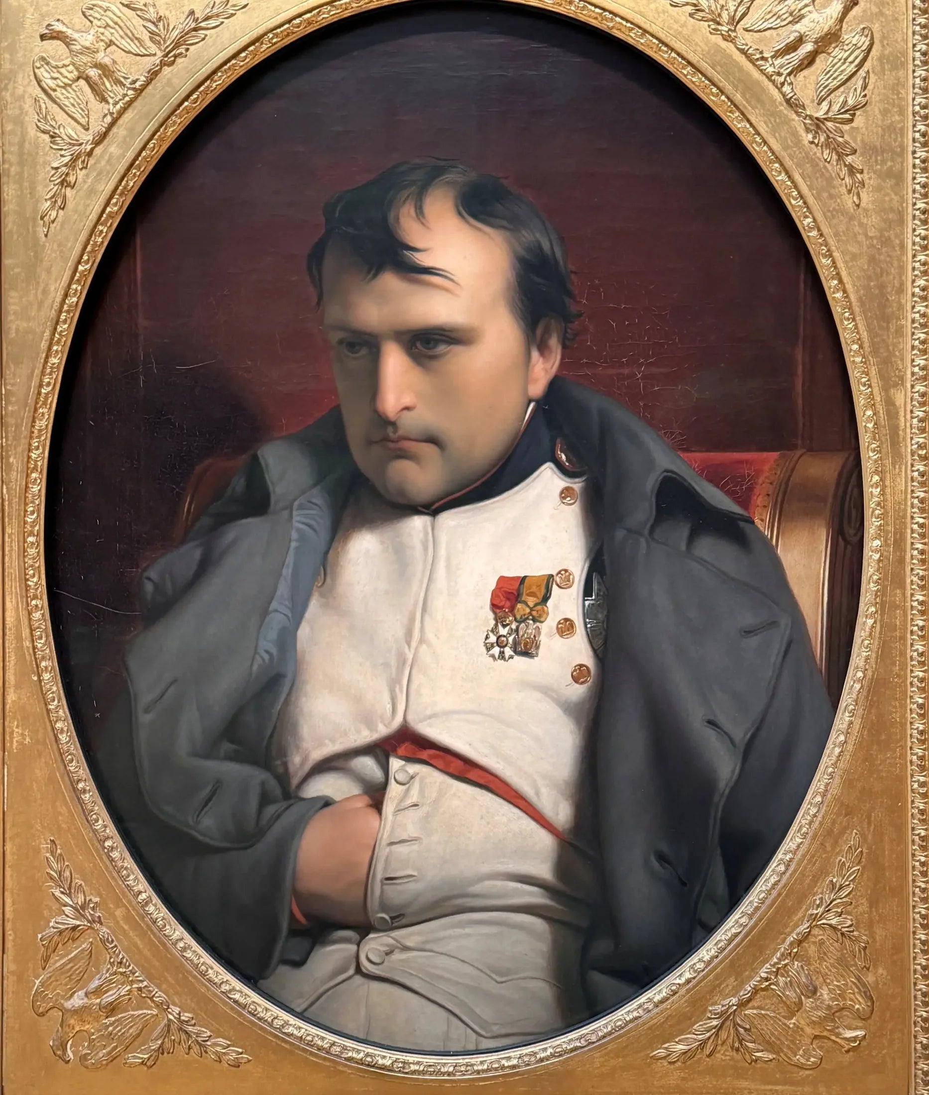 Napoléon à Fontainebleau - Paul Delaroche image 1 reproduction artisanale de tableau