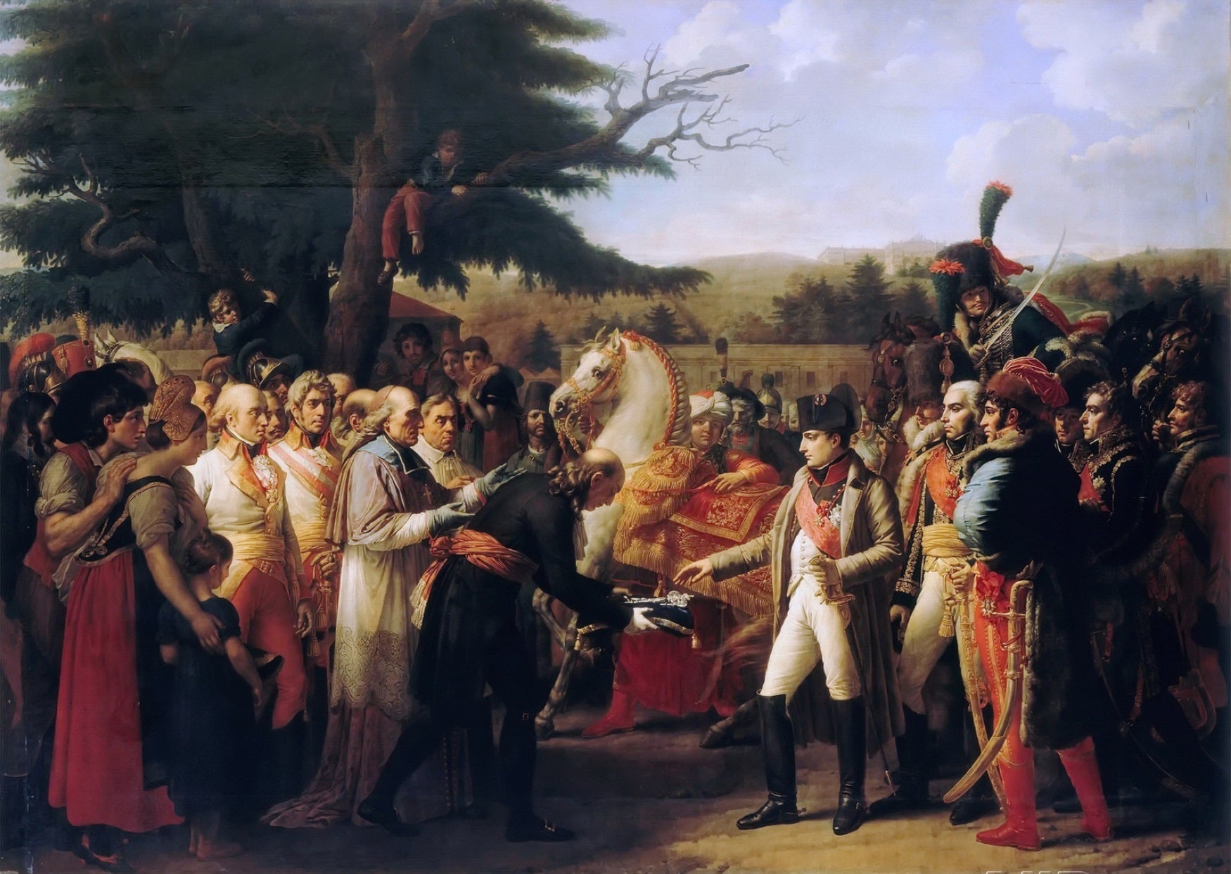 Napoléon recevant les clés de Vienne - Anne-Louis Girodet