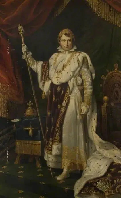 Napoléon Ier (1769-1821), empereur des Français (1804-1815), dans sa tenue de sacre - François Gérard image 2 reproduction d’œuvre d’art à l’huile