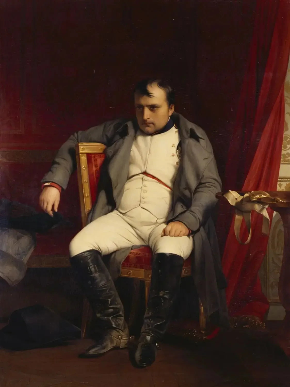Napoléon Ier à Fontainebleau le 31 mars 1814 - Paul Delaroche image 1 reproduction réalisée par Alpha Reproduction
