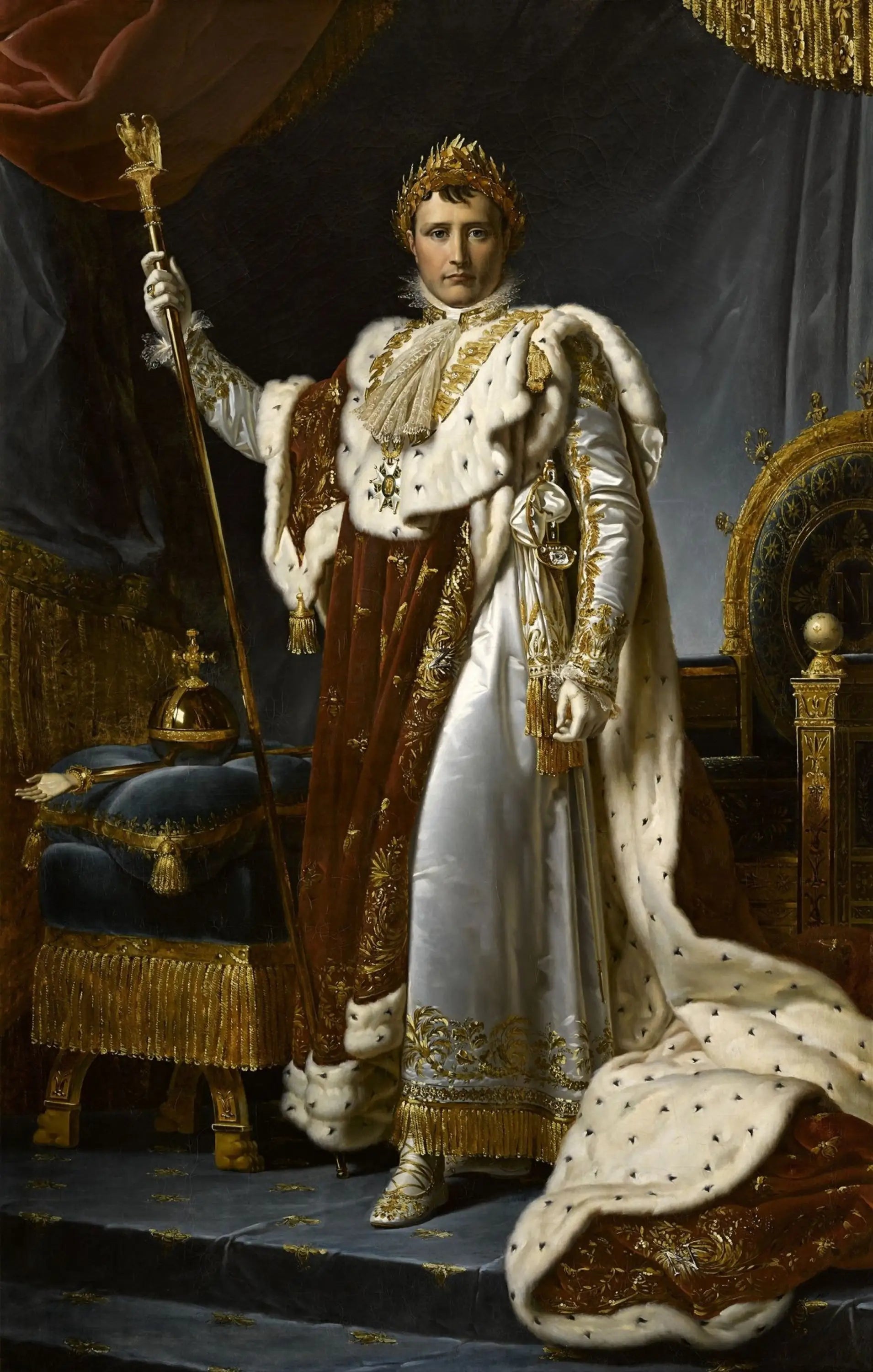 Napoléon Ier en costume du Sacre - François Gérard image 1 reproduction artisanale de tableau