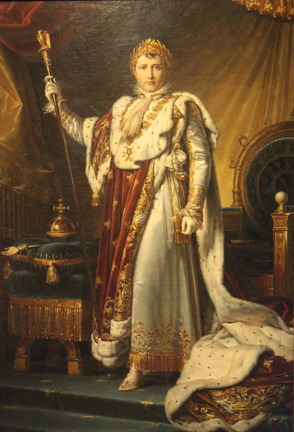 Napoléon Ier en tenue de sacre - François Gérard image 1 reproduction de peinture à l’huile