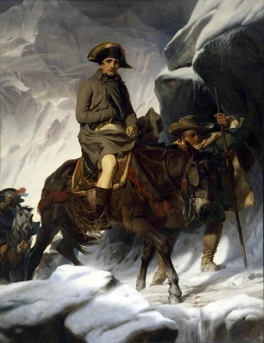 Napoléon traversant les Alpes - Paul Delaroche image 1 reproduction d’œuvre d’art à l’huile