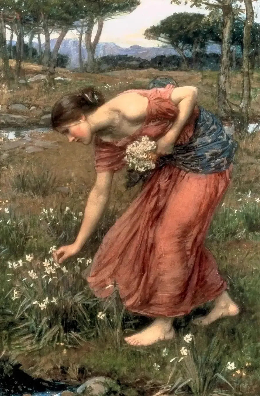 Narcisse - John William Waterhouse image 1 tableau peint à l’huile sur toile