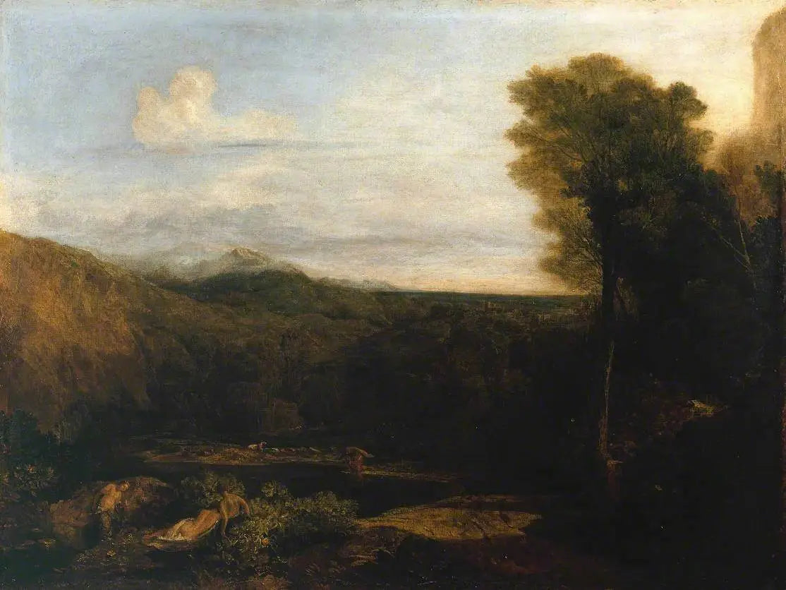 Narcissus and Echo - J. M. W. Turner image 1 copie de tableau peinte à la main