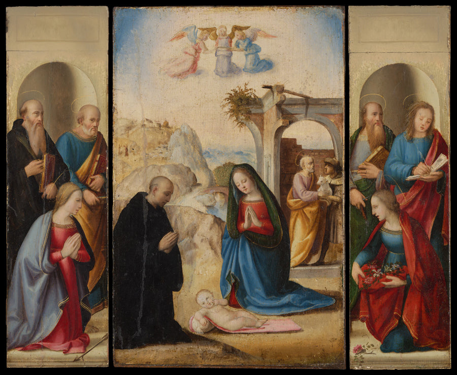 La Nativité avec les saints - Ridolfo Ghirlandaio