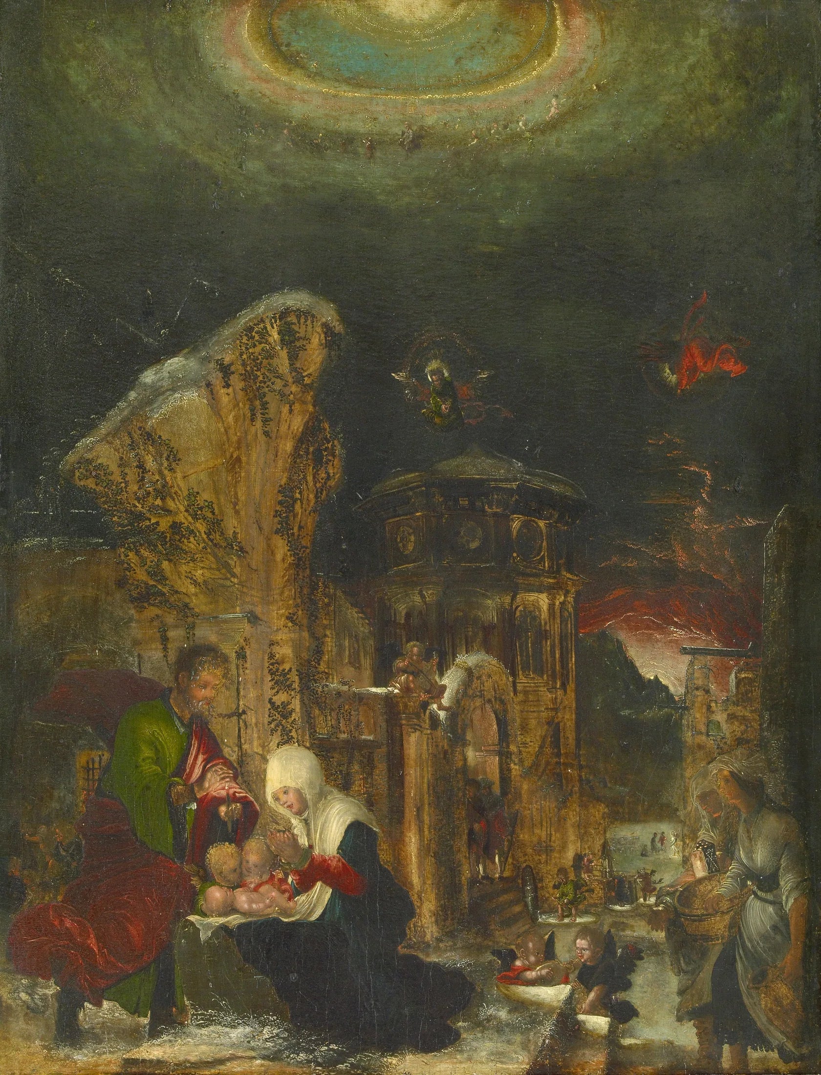 Nativité du Christ - Albrecht Altdorfer image 1 tableau peint à l’huile sur toile