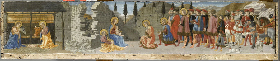 La Nativité et l'Adoration des Mages - Giovanni di Franco di Piero
