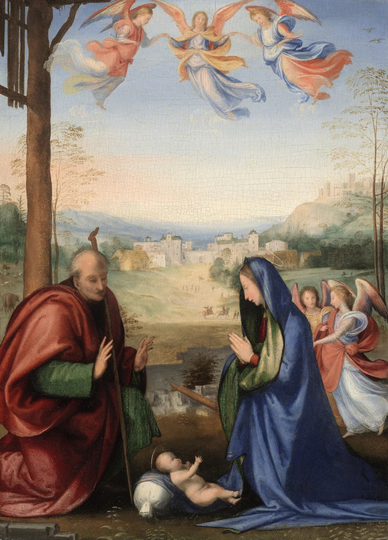 Nativité - Fra Bartolomeo image 1 reproduction de peinture à l’huile