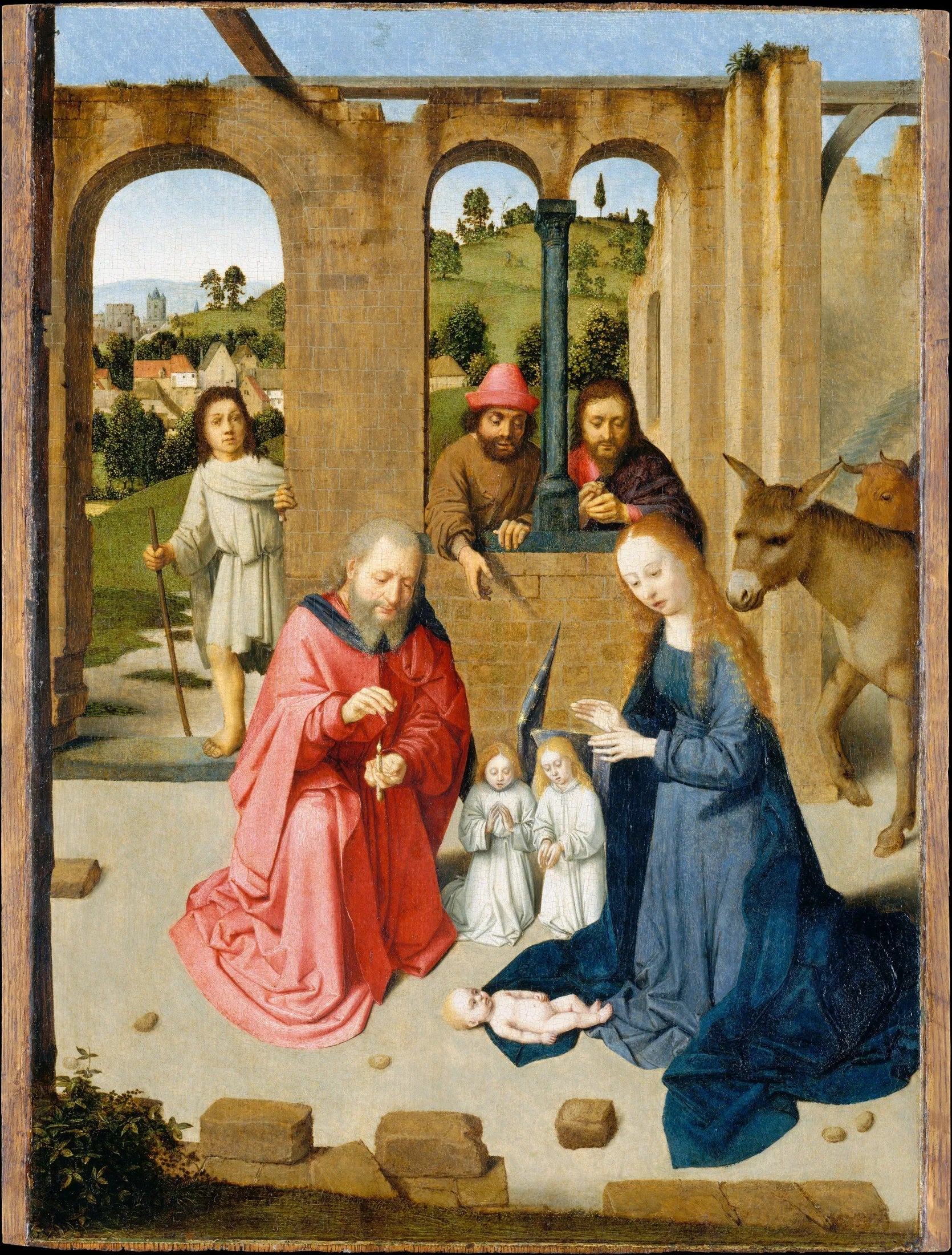 Nativité - Gérard David image 1 tableau peint à l’huile sur toile