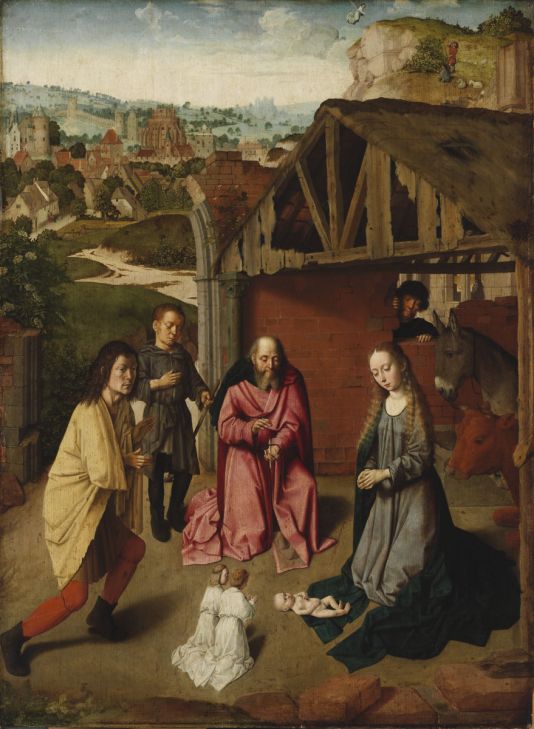 Nativité - Gérard David image 1 reproduction d’œuvre d’art à l’huile