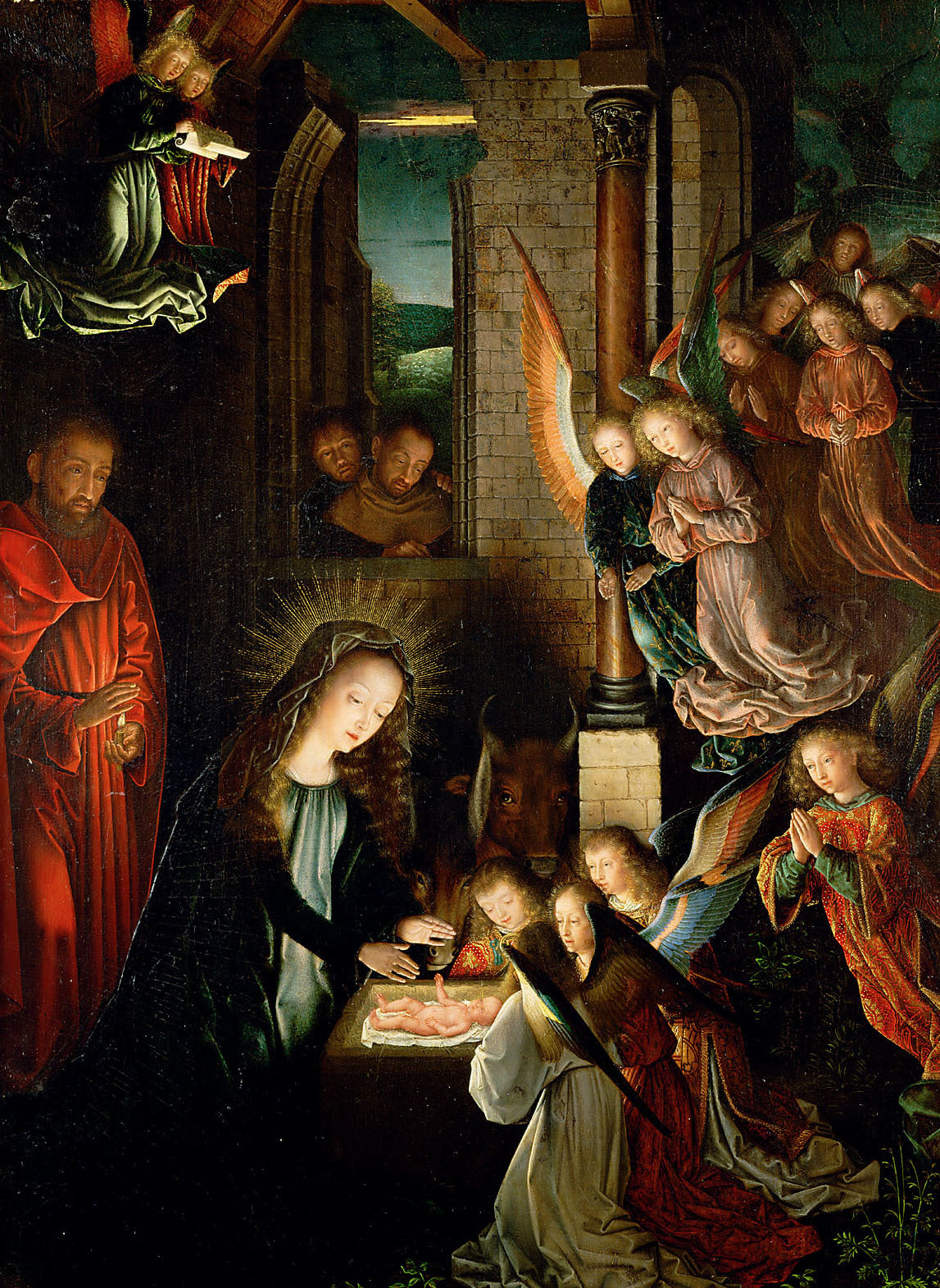 Nativité - Gérard David image 1 copie de tableau peinte à la main