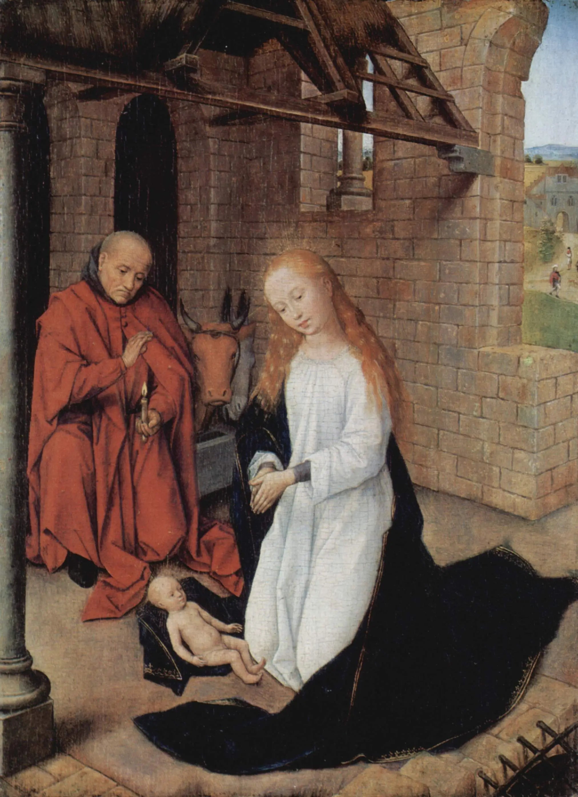 Nativité - Hans Memling image 1 reproduction artisanale de tableau