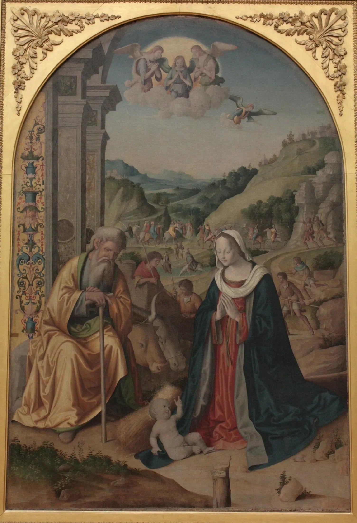 Nativité - Marco Palmezzano image 1 reproduction d’œuvre d’art à l’huile