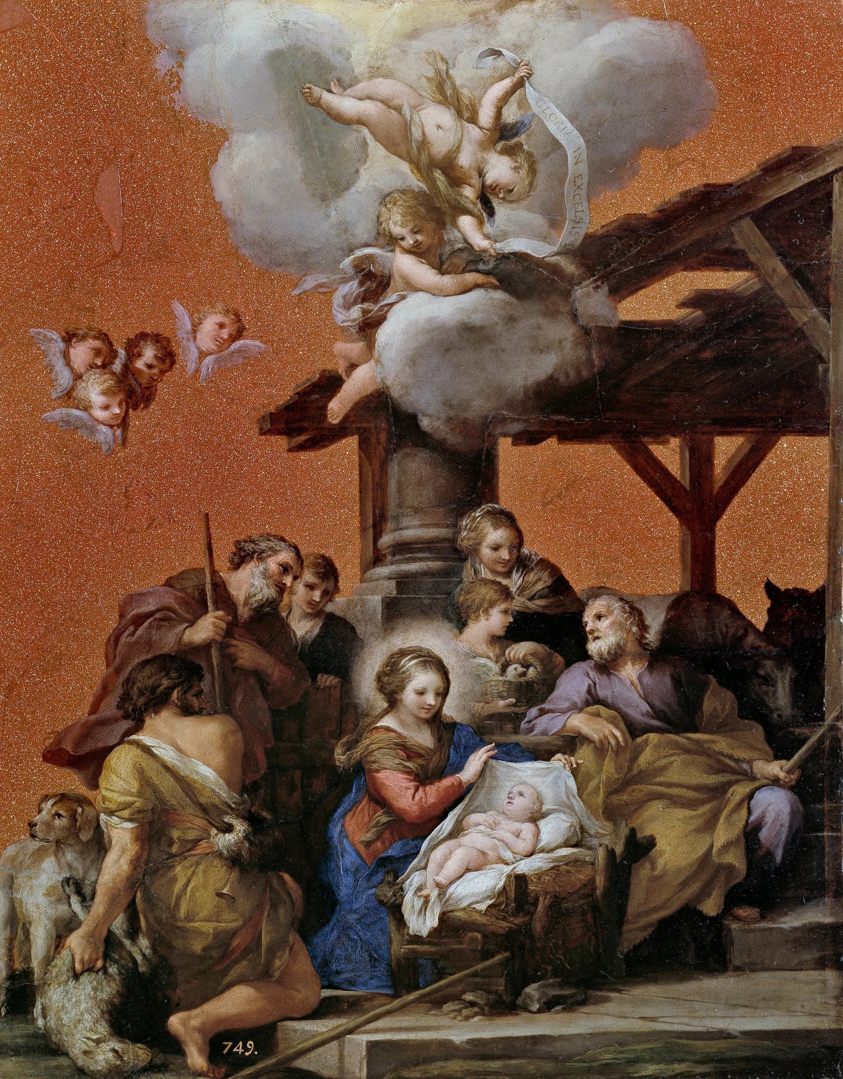 Nativité - Pietro da Cortona image 1 reproduction artisanale de tableau