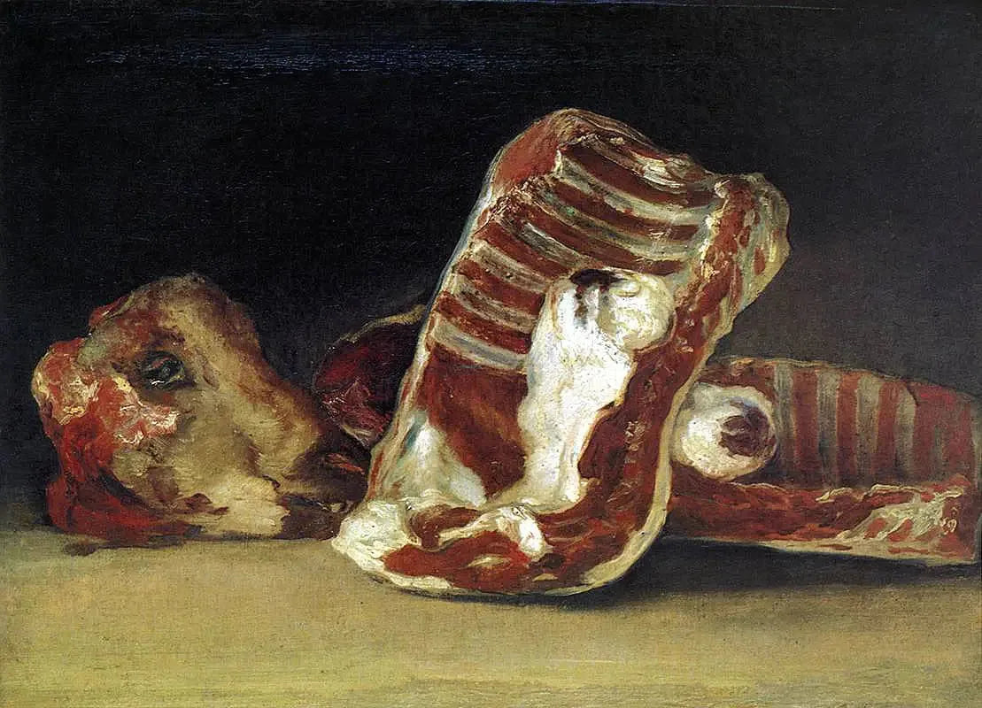 Nature morte à - Francisco de Goya image 1 tableau peint à l’huile sur toile