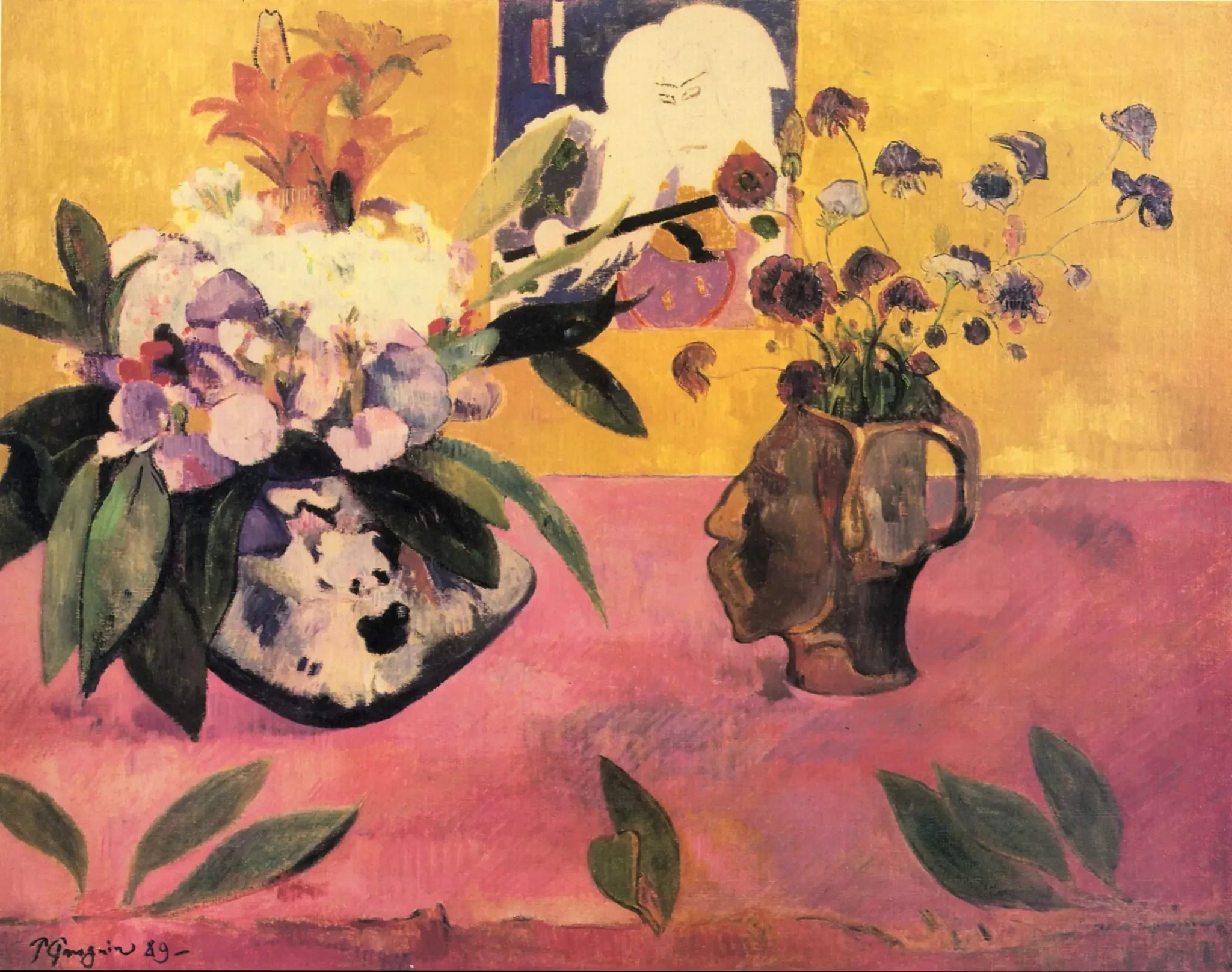 Nature morte à l'estampe japonaise - Paul Gauguin image 1 reproduction de peinture à l’huile
