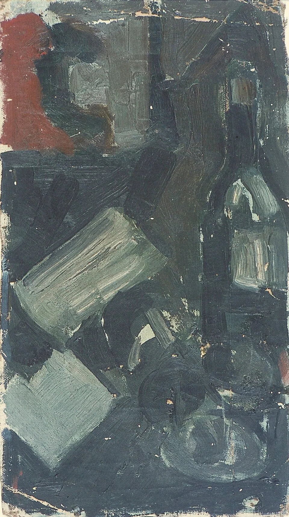 Nature morte à la bouteille - Theo van Doesburg image 1 tableau peint à l’huile sur toile