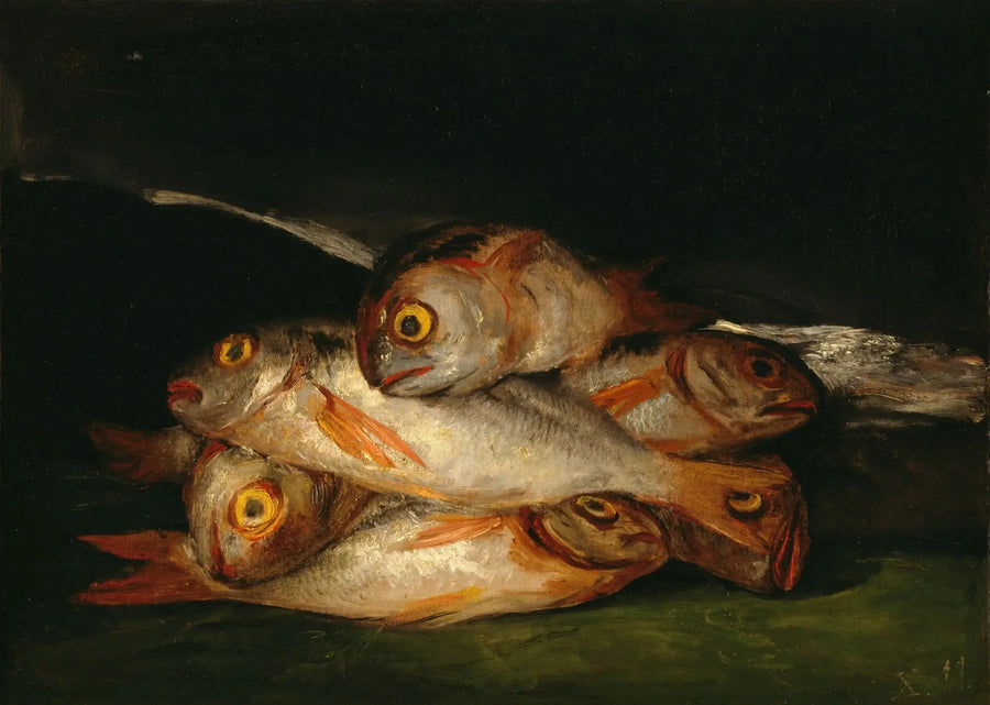Nature morte à la dorade dorée - Francisco de Goya