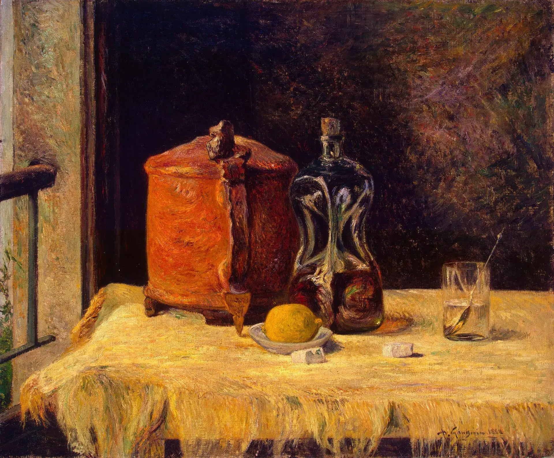 Nature morte à la fenêtre - Paul Gauguin image 1 copie peinte à la main à l’huile