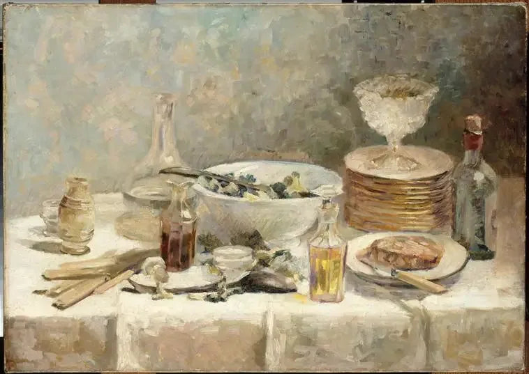 Nature morte à la salade - Édouard Vuillard image 1 copie de tableau peinte à la main