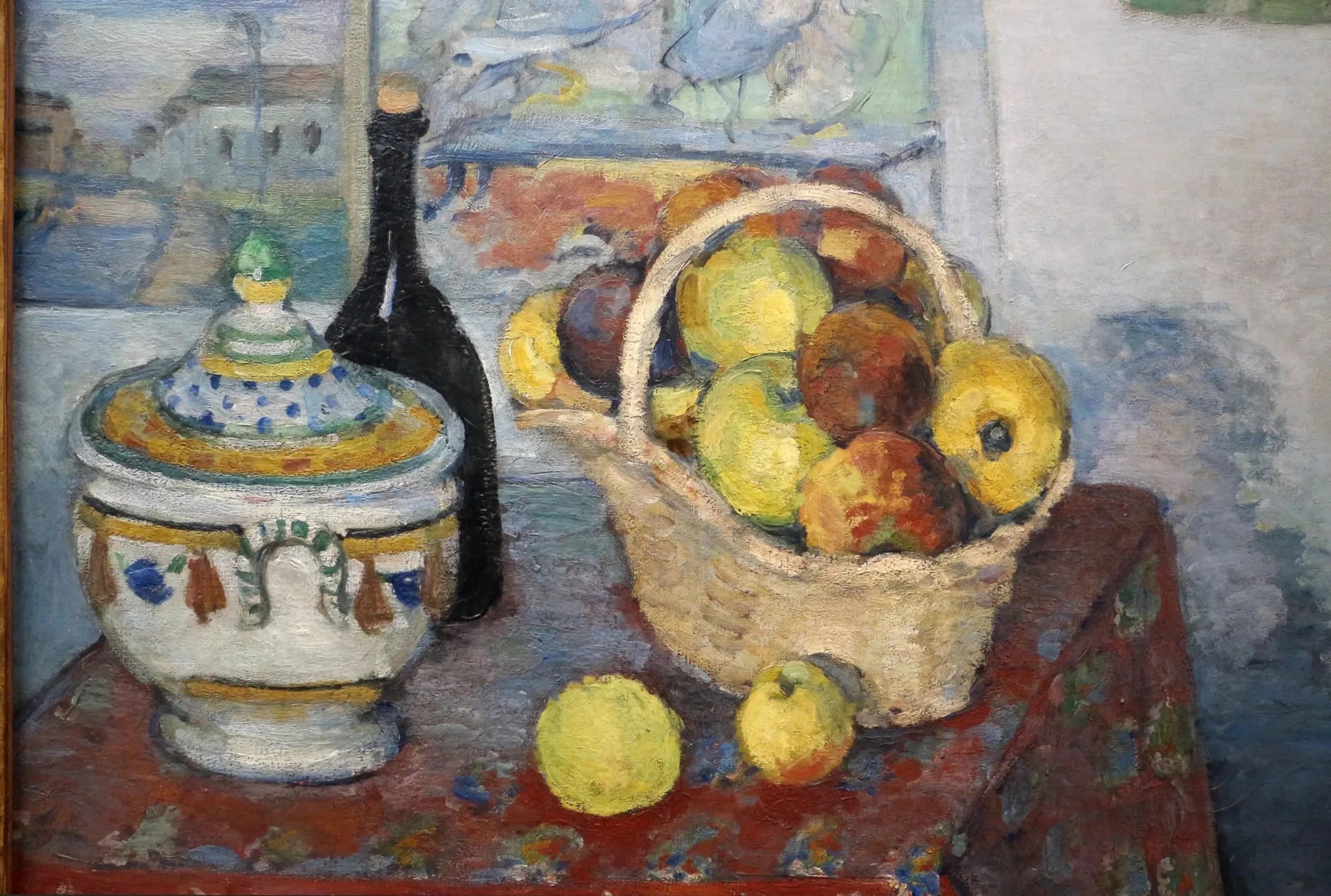 Nature morte à la soupière - Paul Cézanne image 1 tableau peint à l’huile sur toile
