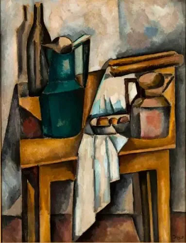 Nature morte à la table - André Derain image 1 tableau peint à l’huile sur toile