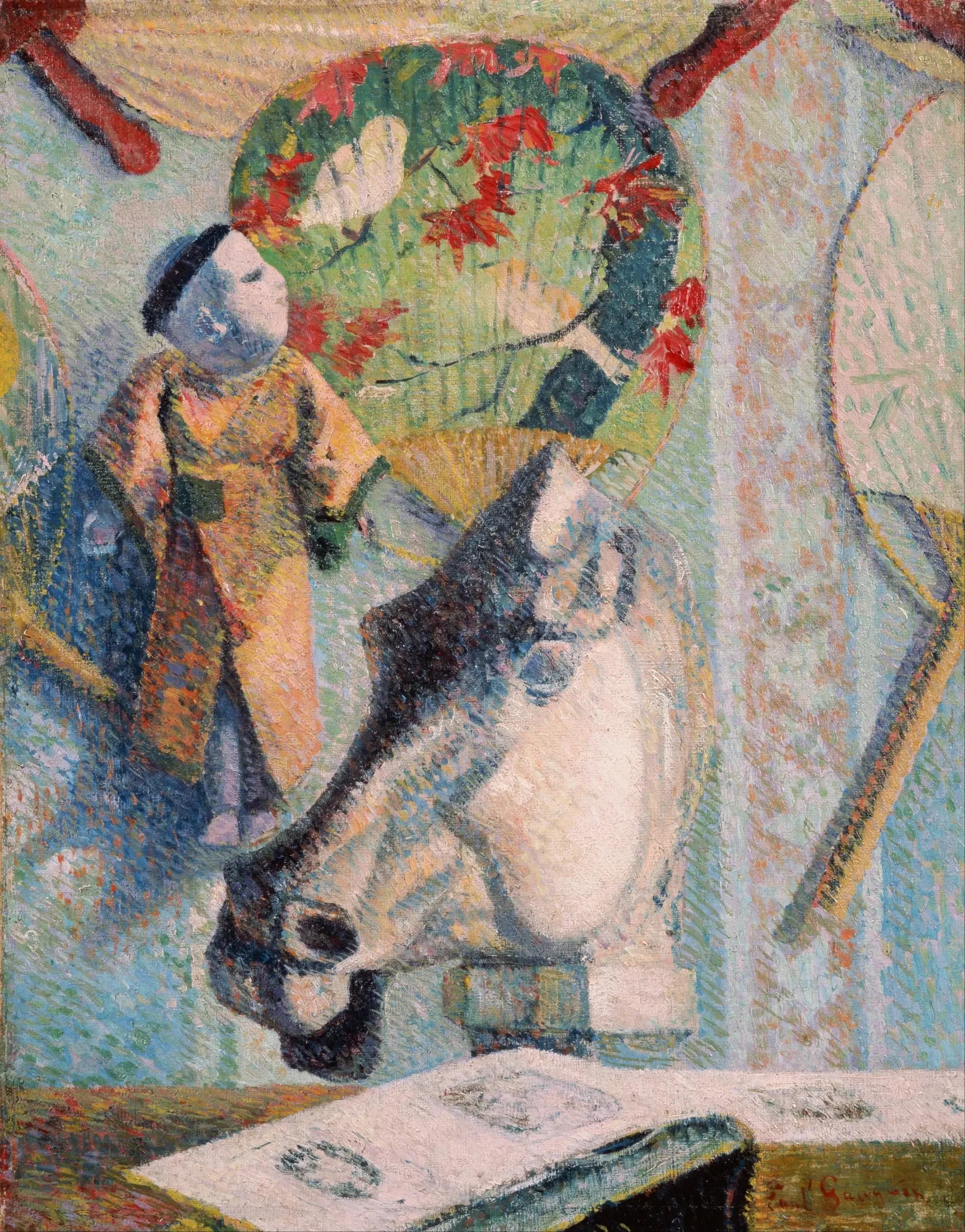 Nature morte à la tête de cheval - Paul Gauguin image 1 reproduction de peinture à l’huile