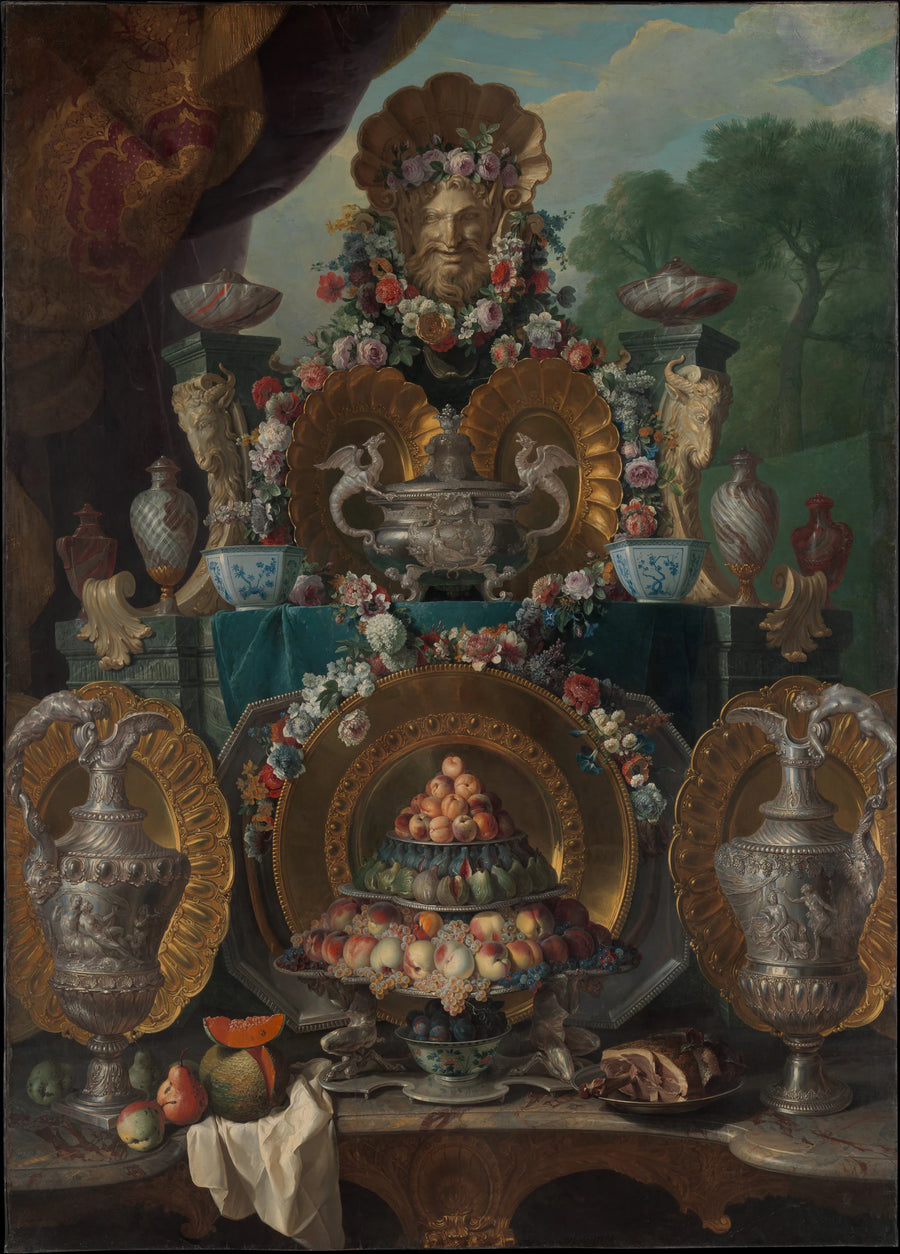 Nature morte à l'argenterie - Alexandre François Desportes
