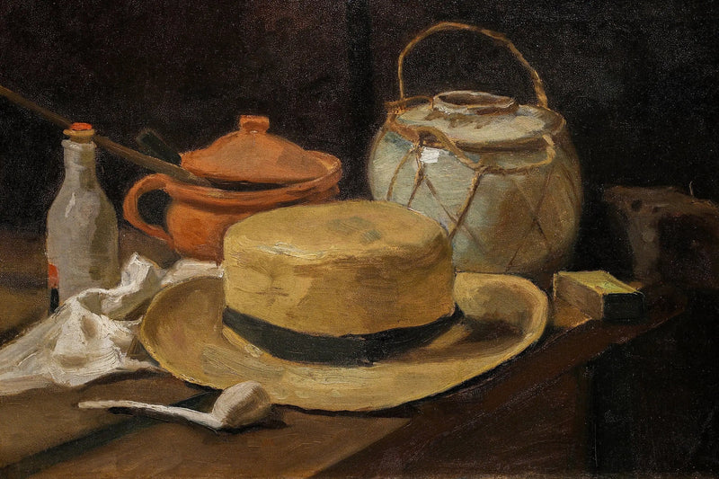 nature morte au chapeau de paille - Vincent van Gogh