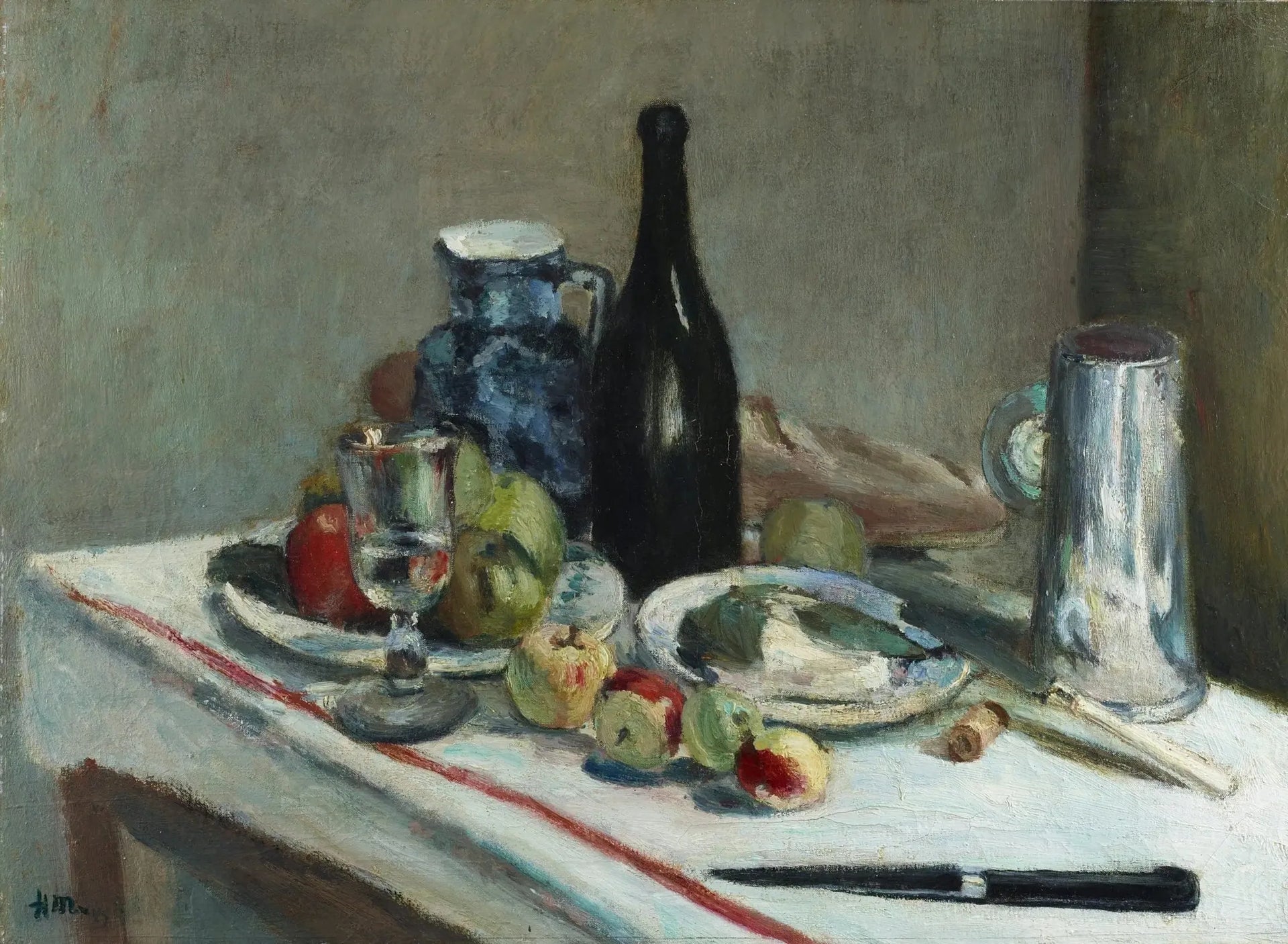Nature morte au couteau noir - Henri Matisse image 1 reproduction réalisée par Alpha Reproduction